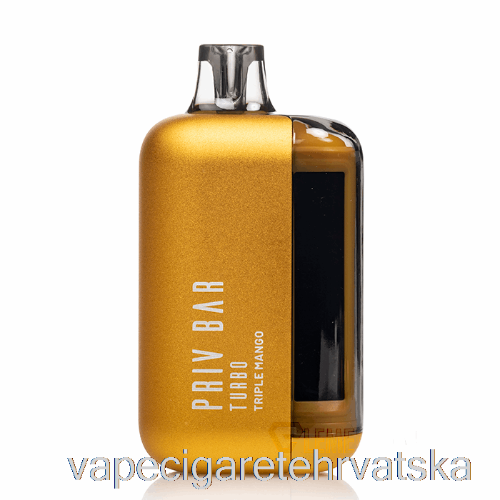 Vape Cigarete Smok Priv Bar Turbo 15k Disposable Triple Mango